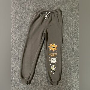 Minecraft boys  'Survival Mode' Graphic Jogger Sweatpants size 10
